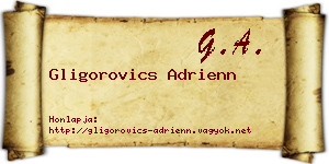 Gligorovics Adrienn névjegykártya